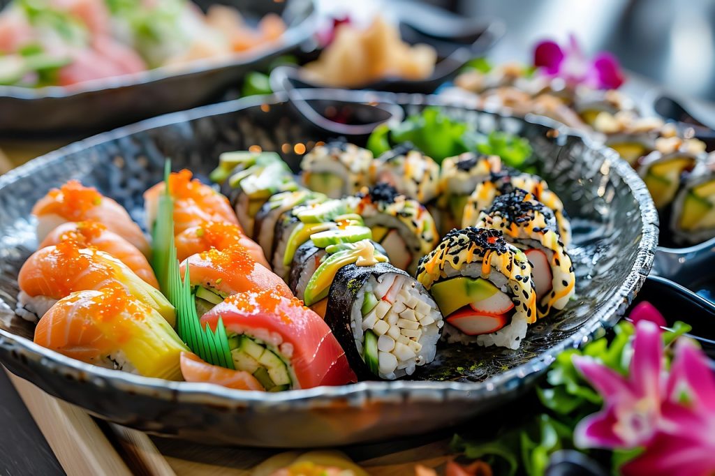 健康に良い食材が詰まった寿司